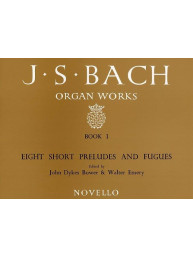 J.S. Bach: Organ Works Book 1 - Eight Short Preludes And Fugues (noty na varhany)