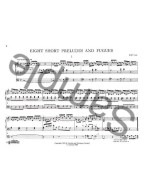 J.S. Bach: Organ Works Book 1 - Eight Short Preludes And Fugues (noty na varhany)