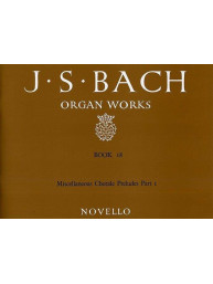 J.S. Bach: Organ Works Book 18 - Miscellaneous Chorale Preludes (Part I) (noty na varhany)