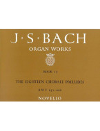 J.S. Bach: Organ Works Book 17 - The Eighteen Chorale Preludes BWV 651-668 (noty na varhany)
