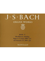 J.S. Bach: Organ Works Book 12 (noty na varhany)