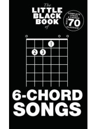 The Little Black Book Of 6-Chord Songs (akordy na kytaru, texty písní)