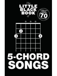 The Little Black Book Of 5-Chord Songs (akordy na kytaru, texty písní)