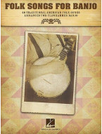 Folk Songs For Banjo: 40 Traditional American Songs (noty na banjo)