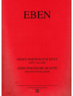 Petr Eben: Deset poetických duet (noty, zpěv a klavír)