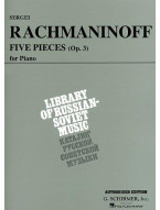 Sergej Rachmaninov: 5 Pieces: Op. 3 (VAAP Edition) (noty na sólo klavír)