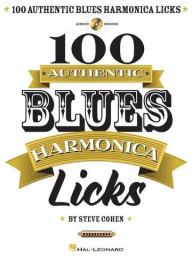 100 Authentic Blues Harmonica Licks (noty na harmoniku) (+audio)