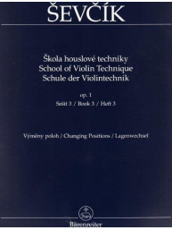 Otakar Ševčík: Škola houslové techniky op. 1, Sešit 3, Výměny poloh (nahrazuje H 2088)