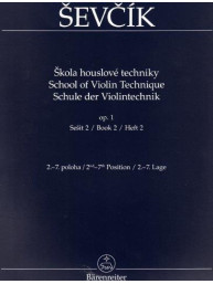 Otakar Ševčík: Škola houslové techniky op. 1, Sešit 2, 2.–7. poloha (nahrazuje H 2036)