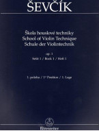 Otakar Ševčík: Škola houslové techniky op. 1, Sešit 1, 1. poloha