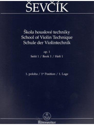 Otakar Ševčík: Škola houslové techniky op. 1, Sešit 1, 1. poloha
