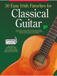 50 Easy Irish Favourites For Classical Guitar (noty, tabulatury na kytaru) (+audio)