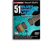 Lick Library: 51 Blues Shuffle Licks You Must Learn (video škola hry pro kytaru)