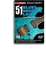 Lick Library: 51 Blues Shuffle Licks You Must Learn (video škola hry pro kytaru)