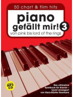 Piano gefällt mir! 50 Chart Und Film Hits: Band 3 (noty na sólo klavír) (+audio)