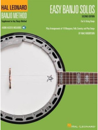 Easy Banjo Solos For 5-String Banjo – Second Edition (tabulatury na banjo) (+audio)