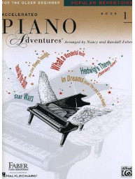 Accelerated Piano Adventures for the Older Beginner: Book 1 - Popular Repertoire (noty na sólo klavír)