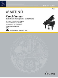Bohuslav Martinů: Česká říkadla (noty, ženský sbor á capella)