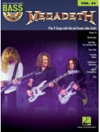 Bass Play-Along 44: Megadeth (noty, tabulatury na baskytaru) (+audio)