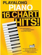 Playalong Piano: 16 Chart Hits (noty na klavír, zpěv, akordy na kytaru) (+audio)