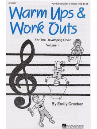Warm-Ups And Work-Outs For The Developing Choir Volume 2 (noty na zpěv, klavír) - SADA 5 ks