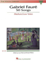 Gabriel Faure: 50 Songs Medium/Low Voice (noty na zpěv, klavír)