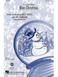 Blue Christmas (arr. Huff) - TTBB (noty na sborový zpěv) - SADA 5 ks
