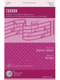 Ola Gjeilo: Tundra (Vocal Score) (SSAA) (noty na sborový zpěv, klavír) - SADA 5 ks