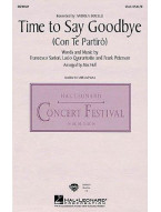 Andrea Bocelli/Sarah Brightman: Time to Say Goodbye (Con Te Partiro) - SSAA (noty na sborový zpěv) - SADA 5 ks