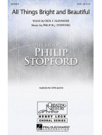 Philip Stopford/Cecil Frances Alexander: All Things Bright And Beautiful (SATB) (noty na sborový zpěv, varhany, klavír) - SADA 5 ks
