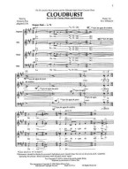Eric Whitacre: Cloudburst (SATB) (noty na sborový zpěv, ruční zvonky, perkuse, klavír) - SADA 5 ks
