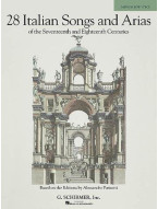 28 Italian Songs And Arias Of The 17th And 18th Centuries - Medium Low Voice (Book Only) (noty na zpěv, střední hlas, klavír)