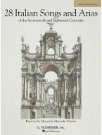 28 Italian Songs And Arias Of The 17th And 18th Centuries - Medium High Voice (Book Only) (noty na zpěv, vysoký a hluboký hlas, klavír)