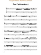 J.S. Bach For Electric Bass (noty, tabulatury na baskytaru)
