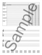 Guitar Practice Planner (noty, tabulatury na kytaru)