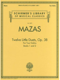 Jacques F. Mazas: Twelve Little Duets For Two Violins Op.38 (Books 1 & 2) (noty na housle)