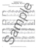 Johann Pachelbel: Pachelbel's Canon (noty na harfu, příčnou flétnu, housle)