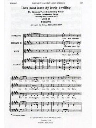 Hector Berlioz: Thou Must Leave Thy Lowly Dwelling (SSA) (noty na sborový zpěv, klavír, varhany) - SADA 5 ks