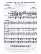 Ronald Binge: Where The Gentle Avon Flows - SSA/Piano (noty na sborový zpěv, klavír) - SADA 5 ks