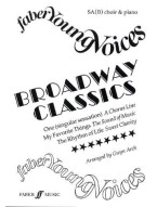 Faber Young Voices: Broadway Classics (noty na sborový zpěv, klavír)