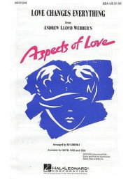 Andrew Lloyd Webber: Love Changes Everything (SSA) (noty na sborový zpěv) - SADA 5 ks