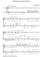 Traditional: Swing Low, Sweet Chariot (noty na sborový zpěv) - SADA 5 ks