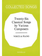 Twenty-Six Classical Songs By Various Composers (noty na zpěv, klavír)