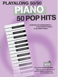 Playalong 50/50 Piano Pop Hits (noty, melodická linka) (+audio)