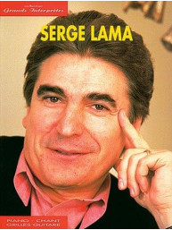 Serge Lama: Collection Grands Interpretes (noty na klavír, zpěv, akordy na kytaru)