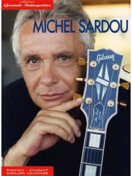 Michel Sardou: Grands Interpretes (noty na klavír, zpěv, akordy na kytaru)