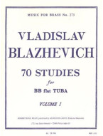 Vladislav Blazhevich: 70 Studies For BB Flat Tuba Volume One (noty na tubu)