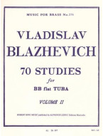 Vladislav Blazhevich: 70 Studies For BB Flat Tuba Volume 2 (Tuba solo) (noty na tubu)