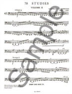 Vladislav Blazhevich: 70 Studies For BB Flat Tuba Volume 2 (Tuba solo) (noty na tubu)