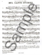 Giulio Marco Bordogni: 43 Bel Canto Studies (Trombone-Bass solo) (noty na tubu)